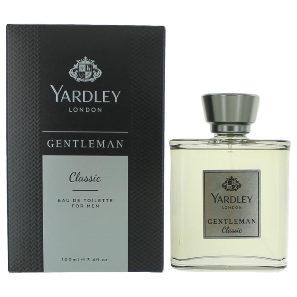 Bottle of Yardley Gentlemen Classic by Yardley of London, 3.4 oz Eau De Toilette Spray for Men